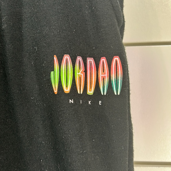 Jordan Jumpman Boys Size Large 12-13 Years Jumpman Jogger Sweatpants Black. - Picture 2 of 5